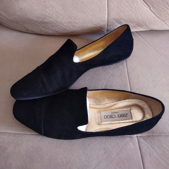 Jimmy Choo Shoes - Jimmy Choo Black suede flats